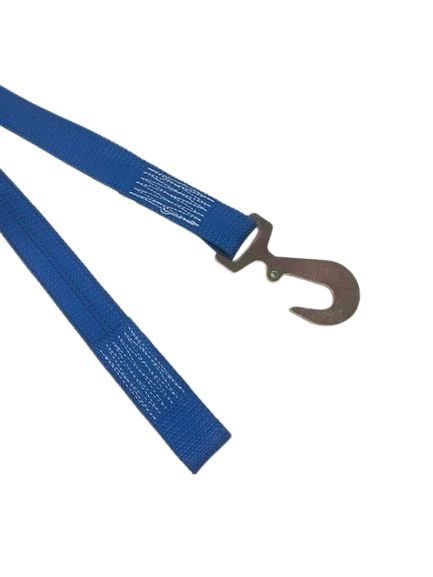 2" x 13' Heavy Duty Gas Cylinder Ratchet Strap with Hook and Bolt Loop CasterHQ