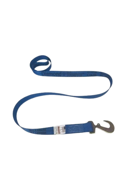 2" x 13' Heavy Duty Gas Cylinder Ratchet Strap with Hook and Bolt Loop CasterHQ