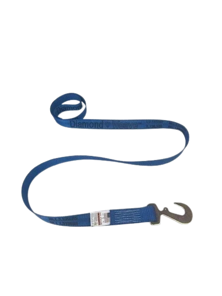 2" x 13' Heavy Duty Gas Cylinder Ratchet Strap with Hook and Bolt Loop CasterHQ