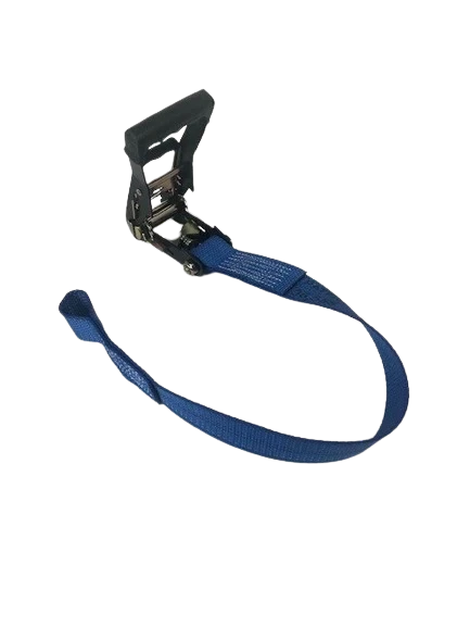 2" x 13' Heavy Duty Gas Cylinder Ratchet Strap with Hook and Bolt Loop CasterHQ