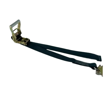 2" x 13' Quick Release Gas Cylinder Ratchet Strap with Heavy Duty O-Ring E-Track Fittings CasterHQ