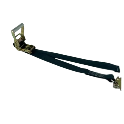 2" x 13' Quick Release Gas Cylinder Ratchet Strap with Heavy Duty O-Ring E-Track Fittings CasterHQ