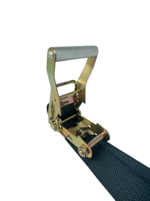 2" x 13' Quick Release Gas Cylinder Ratchet Strap with Heavy Duty O-Ring E-Track Fittings CasterHQ