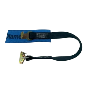 2" x 13' Quick Release Gas Cylinder Ratchet Strap with Heavy Duty O-Ring E-Track Fittings CasterHQ