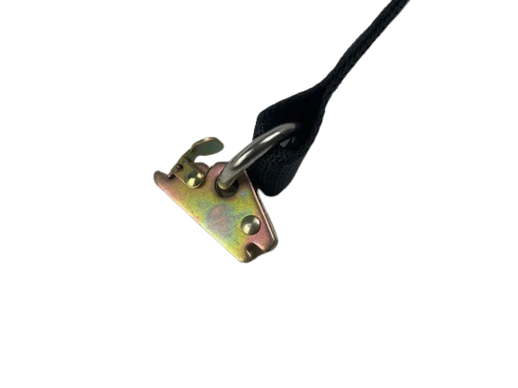 2" x 13' Quick Release Gas Cylinder Ratchet Strap with Heavy Duty O-Ring E-Track Fittings CasterHQ