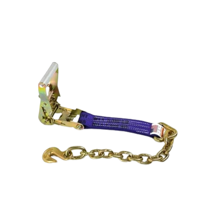 2 inch ratchet strap chain end grab hook 3333 lbs working load limit