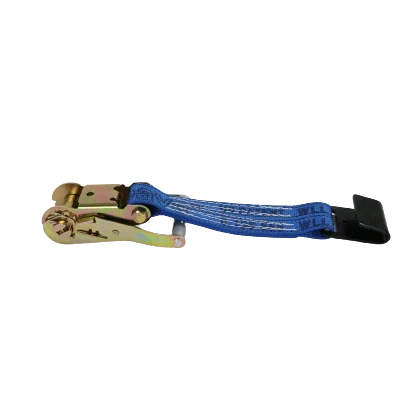 2" Ratchet Short End with Flat Hook - Diamond Weave Webbing CasterHQ