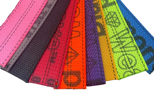 2" x 1' Diamond Weave Ratchet Strap with Miller Hook - Diamond Weave Webbing CasterHQ