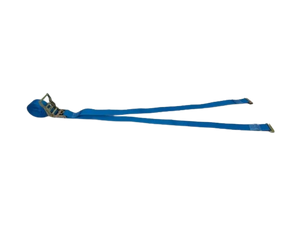 2" x 20' Cargo Van E-Track Ratchet Tie Down Strap Assembly with Spring E Fittings CasterHQ