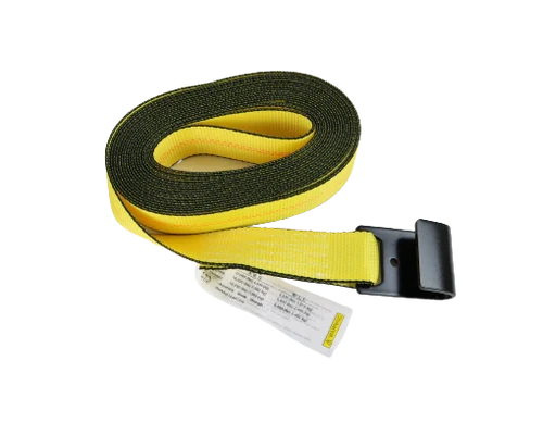 High-Strength 2" x 27' Ratchet Strap with Flat Hooks - A-2X27RFH-I | Secure Heavy Loads with Ease CasterHQ