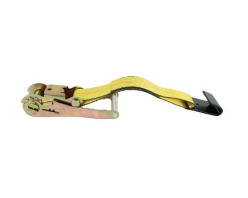 High-Strength 2" x 27' Ratchet Strap with Flat Hooks - A-2X27RFH-I | Secure Heavy Loads with Ease CasterHQ