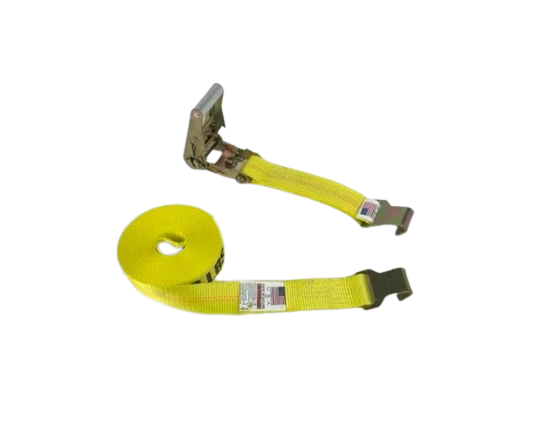 A-2X27RFH5 - 2 inch x 27 feet Narrow Handle Ratchet Strap with 5k Flat Hooks-BETTER - Secure Heavy Loads with 1,666 lbs Load Capacity SAFE 'N SECURE LLC