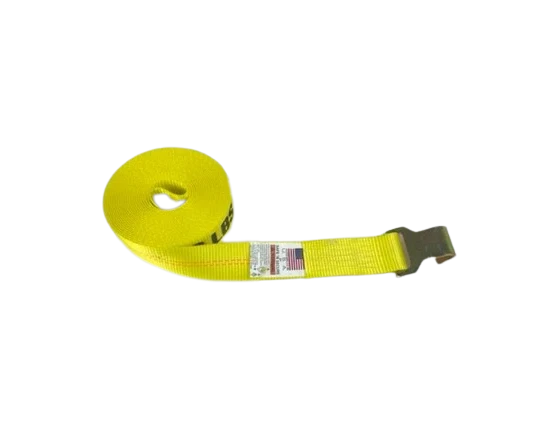 A-2X27RFH5 - 2 inch x 27 feet Narrow Handle Ratchet Strap with 5k Flat Hooks-BETTER - Secure Heavy Loads with 1,666 lbs Load Capacity SAFE 'N SECURE LLC