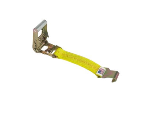A-2X27RFH5 - 2 inch x 27 feet Narrow Handle Ratchet Strap with 5k Flat Hooks-BETTER - Secure Heavy Loads with 1,666 lbs Load Capacity SAFE 'N SECURE LLC