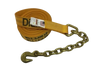 Heavy-Duty Ratchet Strap 2" x 30' - Chain Ends & Grab Hooks Model A-2X30RCE-DW | Secure & Durable Cargo Tying CasterHQ