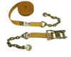 Heavy-Duty Ratchet Strap 2" x 30' - Chain Ends & Grab Hooks Model A-2X30RCE-DW | Secure & Durable Cargo Tying CasterHQ
