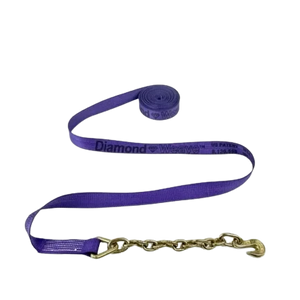 Heavy-Duty Ratchet Strap 2" x 30' - Chain Ends & Grab Hooks Model A-2X30RCE-DW | Secure & Durable Cargo Tying CasterHQ