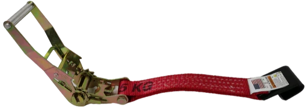 2-inch x 30-foot Ratchet Tie Down Strap with Flat Hooks - 3,333 lbs Load Capacity - A-2X30RFH CasterHQ