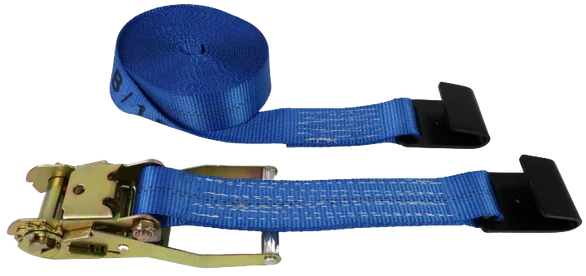 2-inch x 30-foot Ratchet Tie Down Strap with Flat Hooks - 3,333 lbs Load Capacity - A-2X30RFH CasterHQ