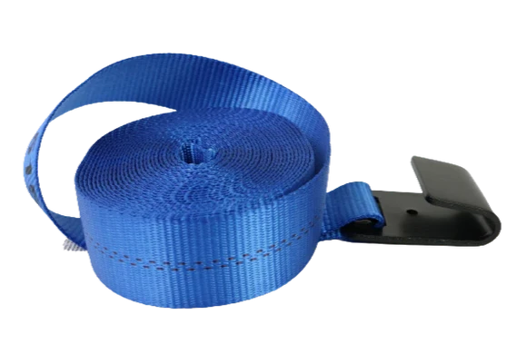 2-inch x 30-foot Ratchet Tie Down Strap with Flat Hooks - 3,333 lbs Load Capacity - A-2X30RFH CasterHQ
