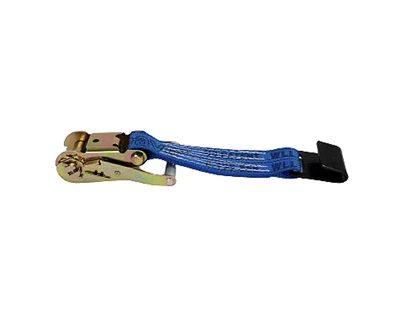 High-Strength A-2X30RFH-DW Ratchet Strap Assembly with Flat Hooks - 30’ x 2” Diamond Weave for Secure Cargo Transport CasterHQ