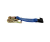 High-Strength A-2X30RFH-DW Ratchet Strap Assembly with Flat Hooks - 30’ x 2” Diamond Weave for Secure Cargo Transport CasterHQ