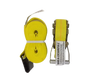 Heavy-Duty 2-Inch x 30-Foot Ratchet Tie Down Straps with Flat Hooks - 3,333 lbs Load Capacity CasterHQ