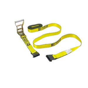 Heavy-Duty 2-Inch x 30-Foot Ratchet Tie Down Straps with Flat Hooks - 3,333 lbs Load Capacity CasterHQ