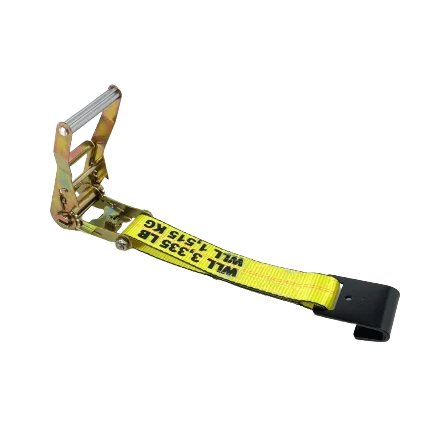 Heavy-Duty 2-Inch x 30-Foot Ratchet Tie Down Straps with Flat Hooks - 3,333 lbs Load Capacity CasterHQ