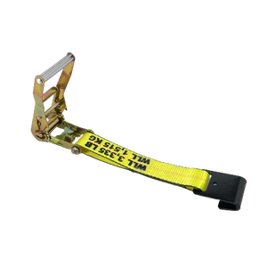 Heavy-Duty 2-Inch x 30-Foot Ratchet Tie Down Straps with Flat Hooks - 3,333 lbs Load Capacity CasterHQ