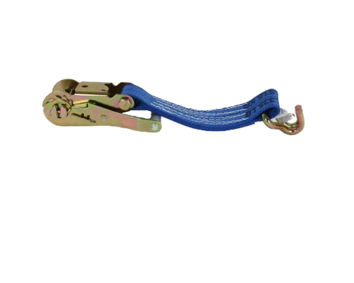 High-Strength 2 inch x 30 feet Ratchet Tie Down Strap with Wire Hooks - 3,333 lbs Load Capacity CasterHQ