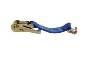 High-Strength 2 inch x 30 feet Ratchet Tie Down Strap with Wire Hooks - 3,333 lbs Load Capacity CasterHQ