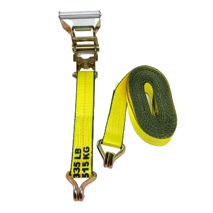 High-Capacity A-2X30RWHK-I Ratchet Strap - 2inch x 30feet with Wire Hooks - Secure Heavy Loads with 3,333 lbs Load Capacity CasterHQ