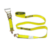 High-Capacity A-2X30RWHK-I Ratchet Strap - 2inch x 30feet with Wire Hooks - Secure Heavy Loads with 3,333 lbs Load Capacity CasterHQ