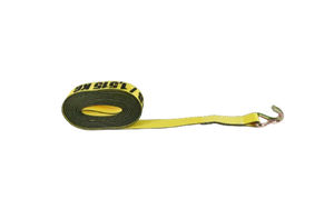 High-Capacity A-2X30RWHK-I Ratchet Strap - 2inch x 30feet with Wire Hooks - Secure Heavy Loads with 3,333 lbs Load Capacity CasterHQ