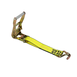 High-Capacity A-2X30RWHK-I Ratchet Strap - 2inch x 30feet with Wire Hooks - Secure Heavy Loads with 3,333 lbs Load Capacity CasterHQ
