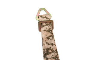 2" x 8' Camo Ratchet Axle Strap Assembly with Snap Hooks CasterHQ