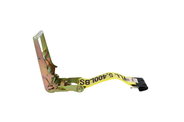 3" x 1' Ratchet Strap with Flat Hook - Durable webbing CasterHQ