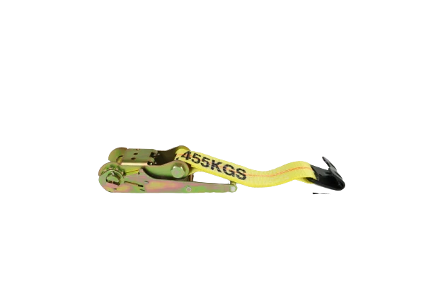 3" x 1' Ratchet Strap with Flat Hook - Durable webbing CasterHQ