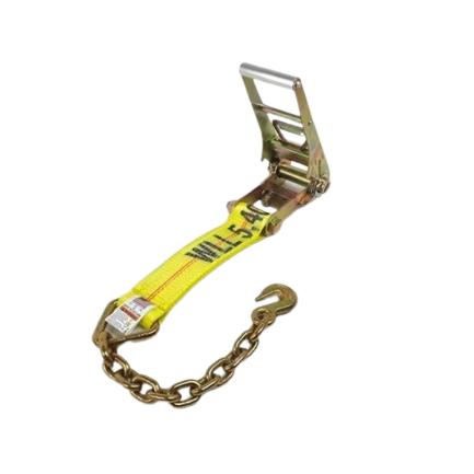 A-3X30RCE - 3 inch x 30 feet Ratchet Assembly with Chain Ends & Grab Hooks-BETTER - Secure Heavy Loads with 5,400 lbs Load Capacity SAFE 'N SECURE LLC