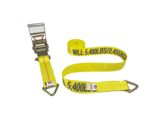Secure Heavy Loads with A-3X30RDR Ratchet Strap, 3 inch x 30 feet, 5,400 lbs Capacity – High-Quality D-Rings for Reliable Cargo Handling CasterHQ
