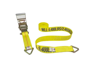 Secure Heavy Loads with A-3X30RDR Ratchet Strap, 3 inch x 30 feet, 5,400 lbs Capacity – High-Quality D-Rings for Reliable Cargo Handling CasterHQ