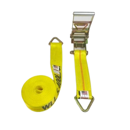 Secure Heavy Loads with A-3X30RDR Ratchet Strap, 3 inch x 30 feet, 5,400 lbs Capacity – High-Quality D-Rings for Reliable Cargo Handling CasterHQ