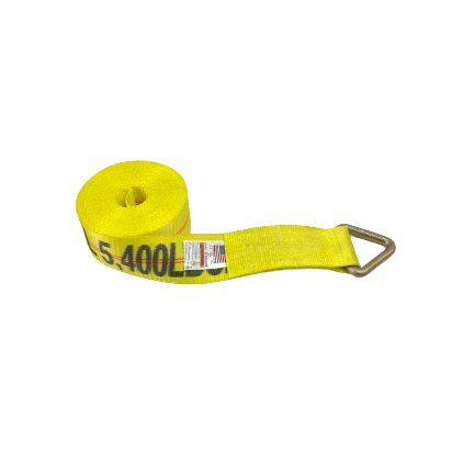 Secure Heavy Loads with A-3X30RDR Ratchet Strap, 3 inch x 30 feet, 5,400 lbs Capacity – High-Quality D-Rings for Reliable Cargo Handling CasterHQ
