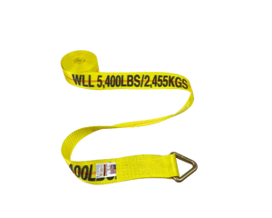 Secure Heavy Loads with A-3X30RDR Ratchet Strap, 3 inch x 30 feet, 5,400 lbs Capacity – High-Quality D-Rings for Reliable Cargo Handling CasterHQ