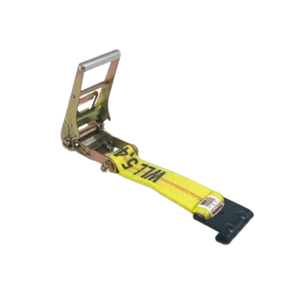 A-3X30RFH 3-Inch x 30-Foot Ratchet Tie Down Assembly with Flat Hooks - 5,400 lbs Load Capacity | Secure Cargo Straps for Transportation and Logistics CasterHQ