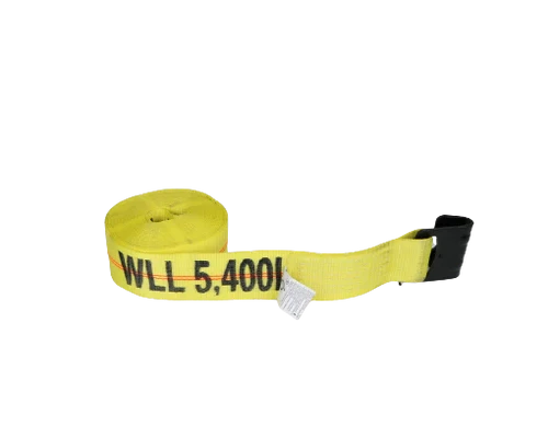 A-3X30RFH 3-Inch x 30-Foot Ratchet Tie Down Assembly with Flat Hooks - 5,400 lbs Load Capacity | Secure Cargo Straps for Transportation and Logistics CasterHQ