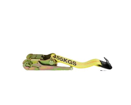 A-3X30RFH 3-Inch x 30-Foot Ratchet Tie Down Assembly with Flat Hooks - 5,400 lbs Load Capacity | Secure Cargo Straps for Transportation and Logistics CasterHQ