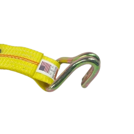 Heavy-Duty Ratchet Assembly with Wire Hooks – 3inch x 30feet, 5,400 lbs Load Capacity – Secure & Durable Cargo Straps CasterHQ