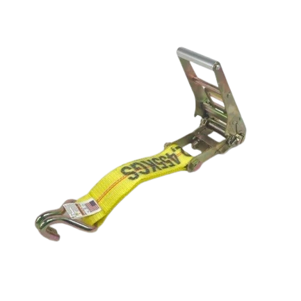 Heavy-Duty Ratchet Assembly with Wire Hooks – 3inch x 30feet, 5,400 lbs Load Capacity – Secure & Durable Cargo Straps CasterHQ